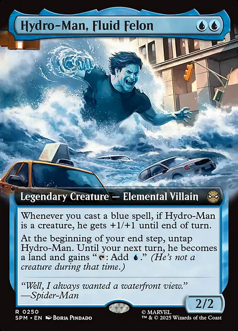 Hydro-Man, Fluid Felon (Extended Art)