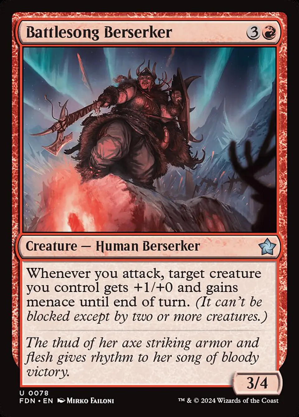 Battlesong Berserker 1