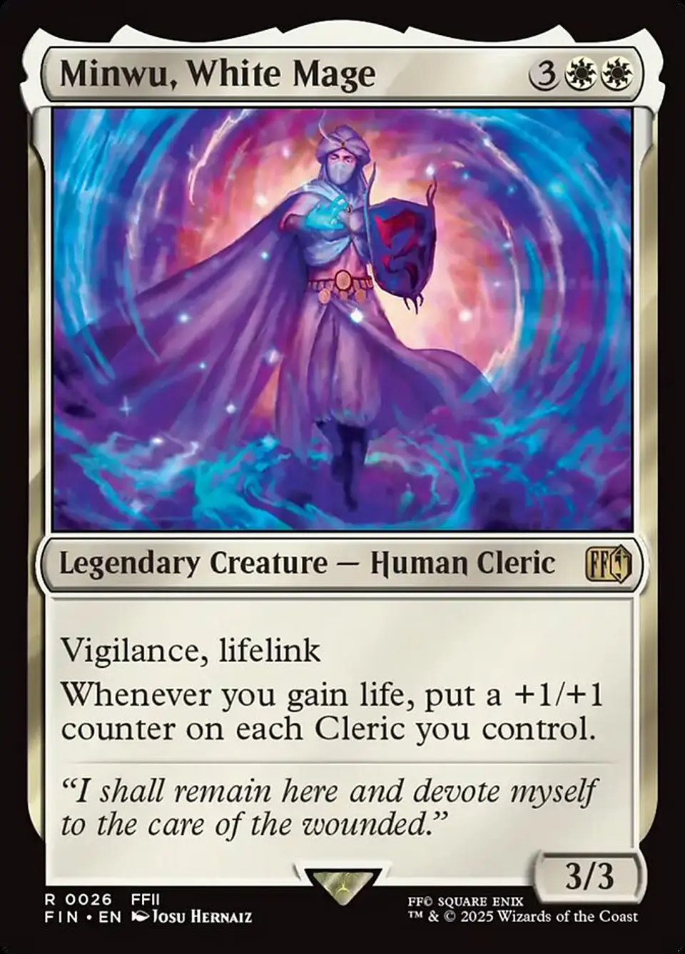 Minwu, White Mage 1