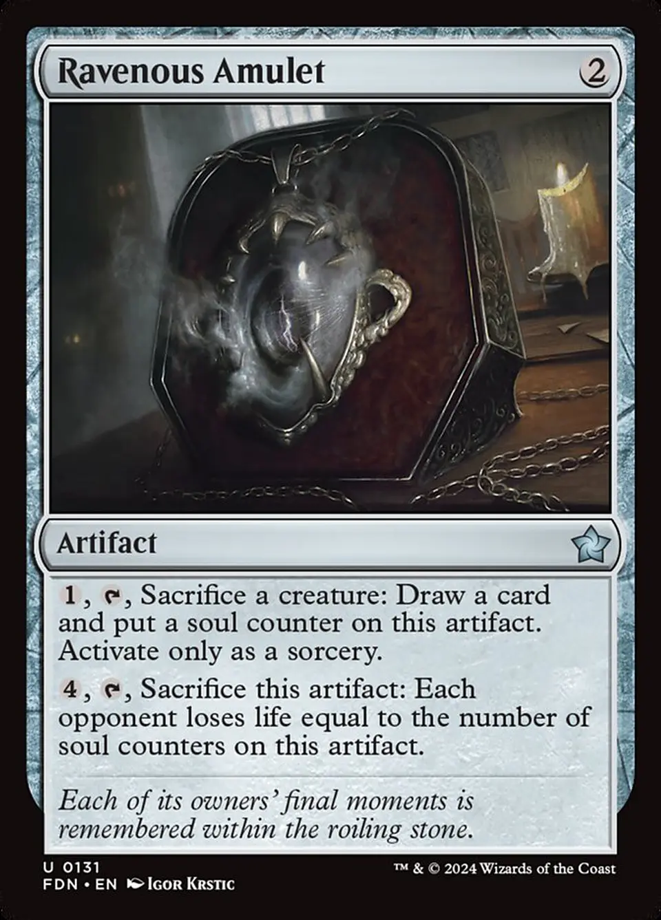 Ravenous Amulet 1