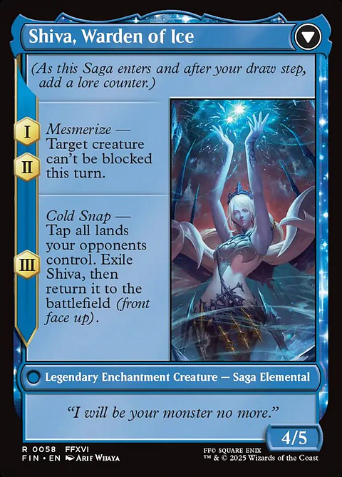 Jill, Shiva's Dominant // Shiva, Warden of Ice