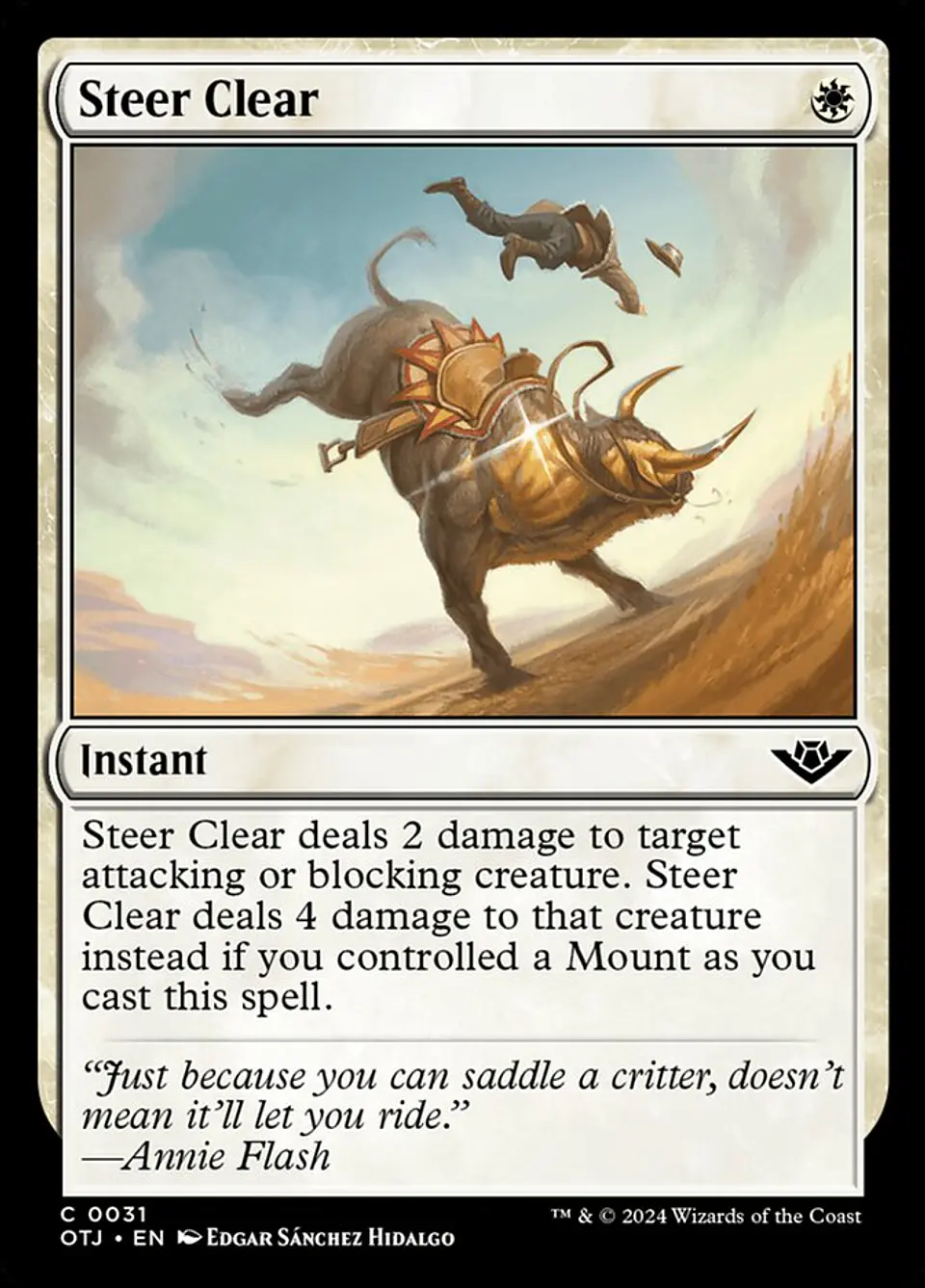 Steer Clear 1