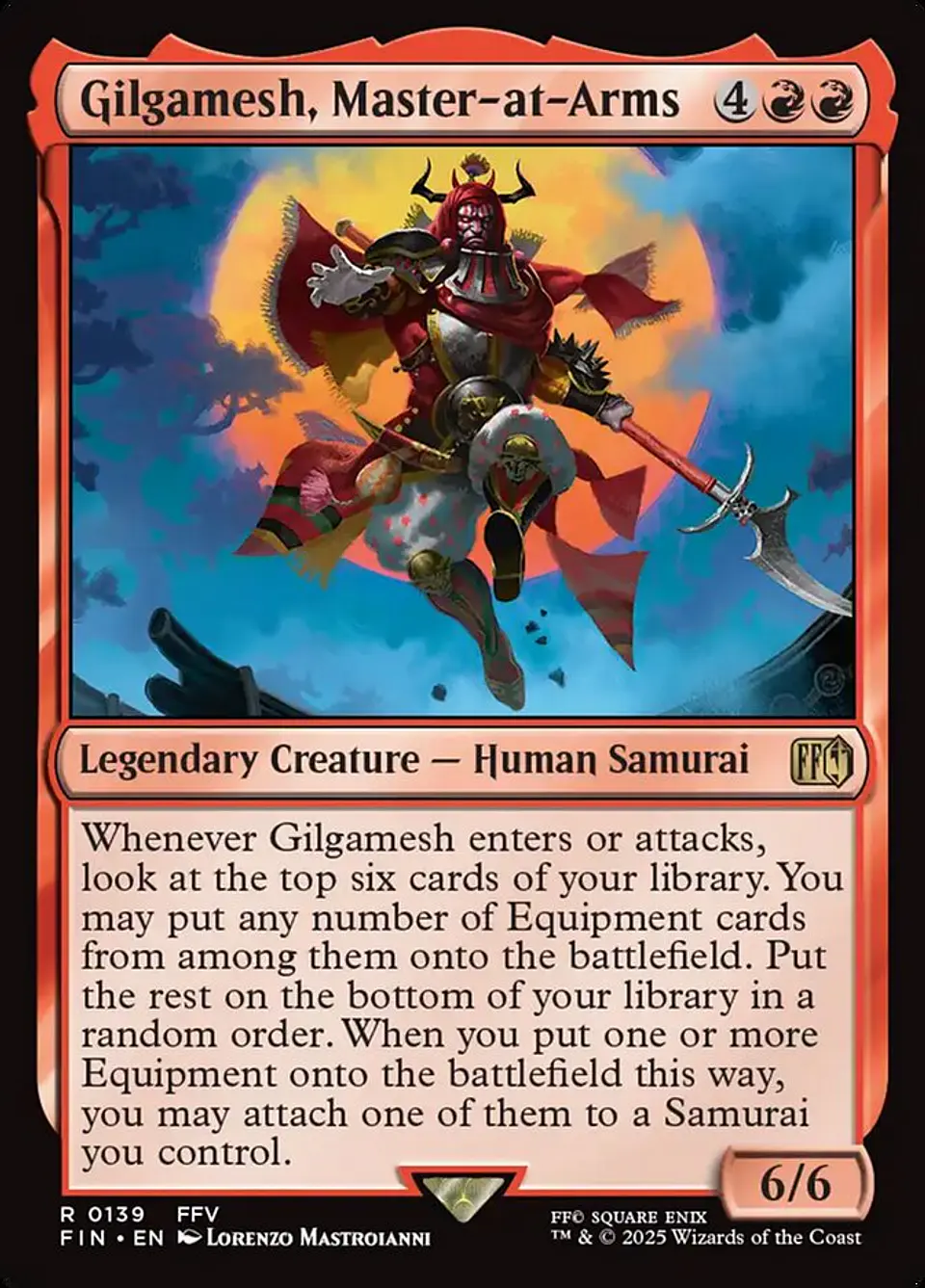 Gilgamesh, Master-at-Arms 1