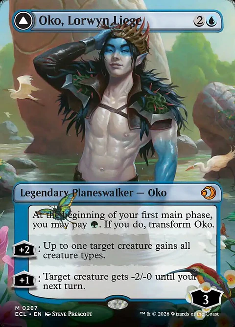 Oko, Lorwyn Liege // Oko, Shadowmoor Scion (Borderless)