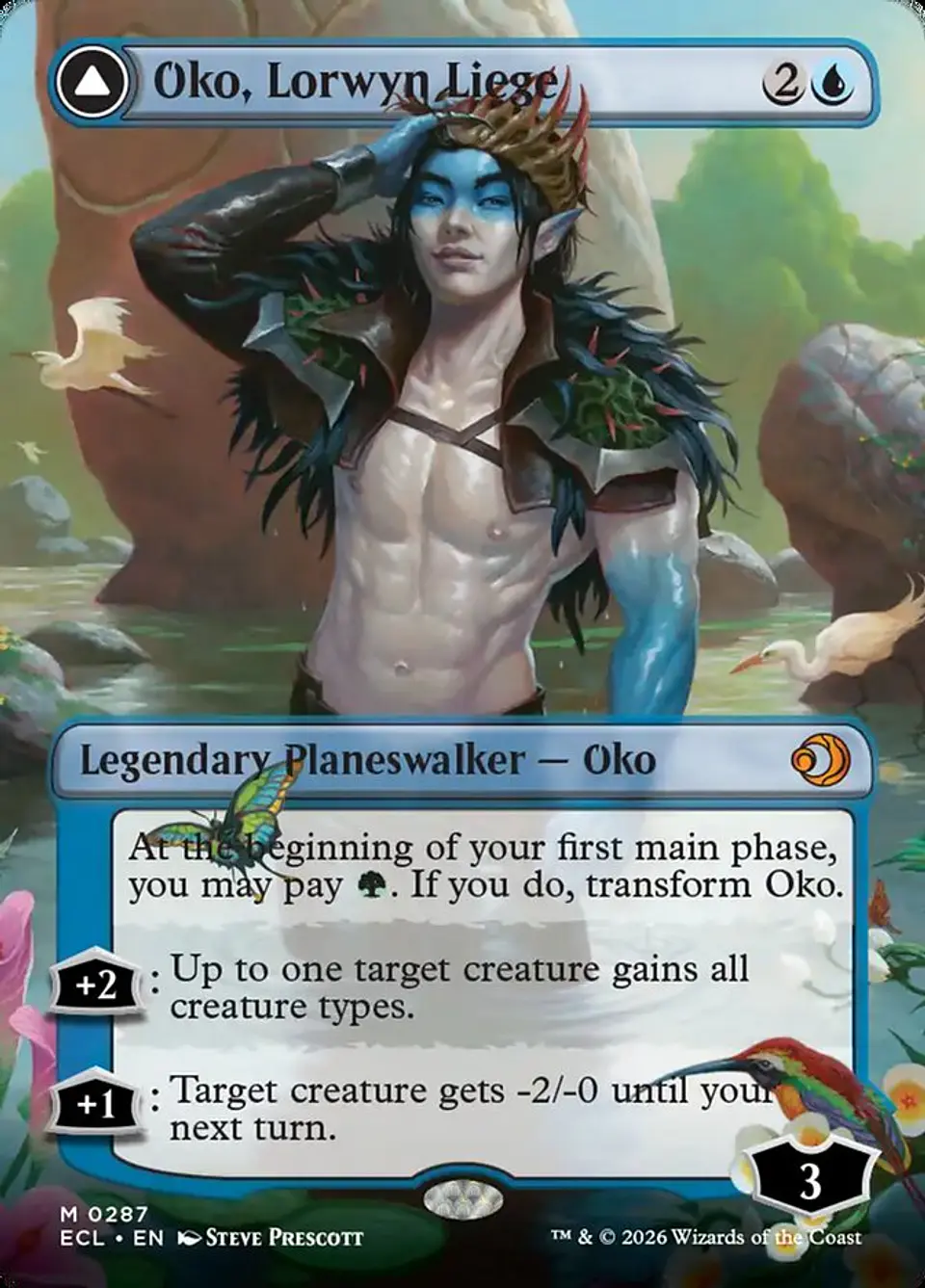 Oko, Lorwyn Liege // Oko, Shadowmoor Scion (Borderless) 1