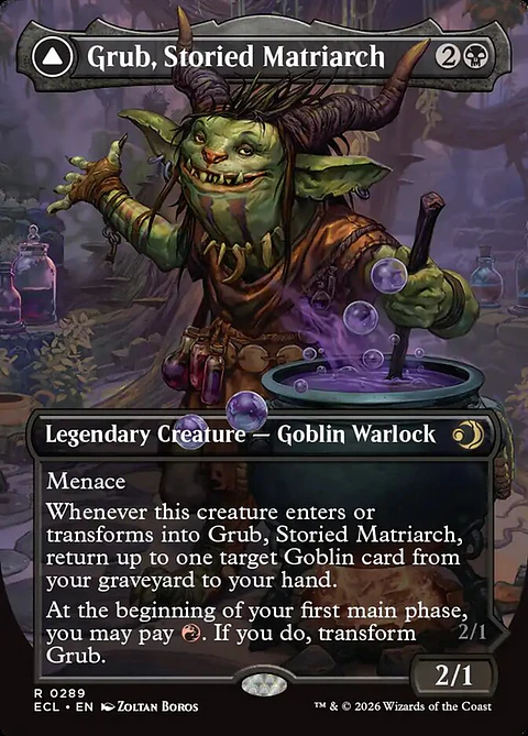 Grub, Storied Matriarch // Grub, Notorious Auntie (Borderless)