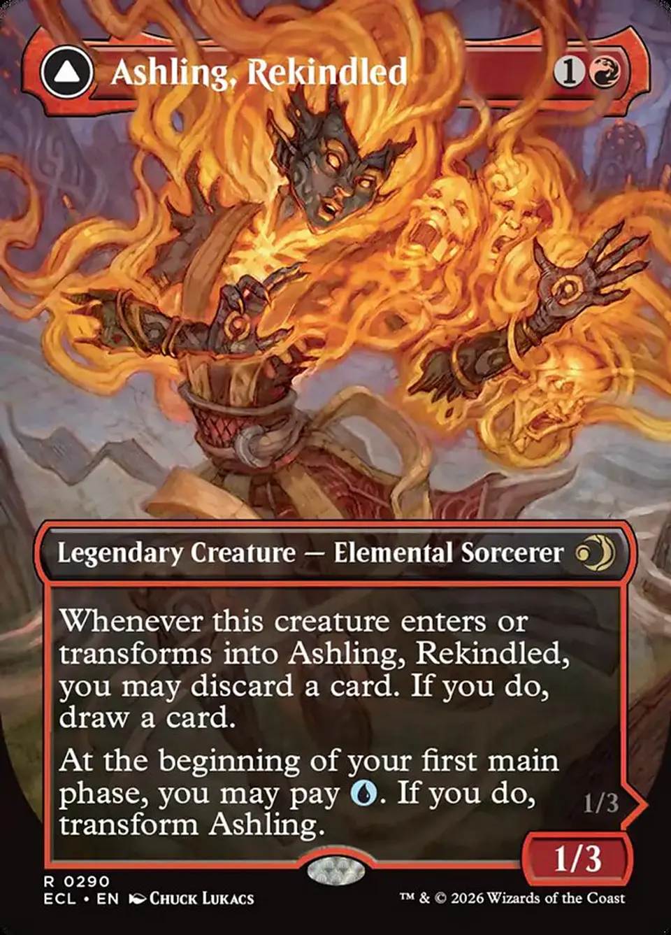 Ashling, Rekindled // Ashling, Rimebound (Borderless) 1