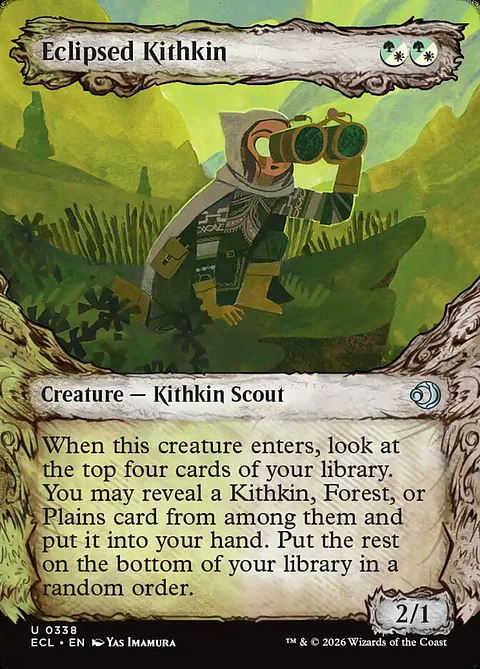 Eclipsed Kithkin (Borderless)