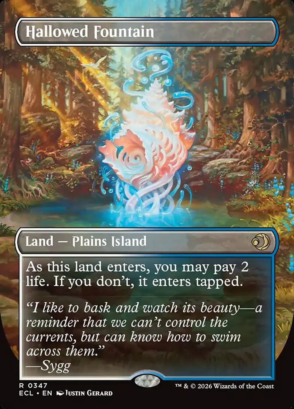 Hallowed Fountain // Hallowed Fountain (Borderless) 1