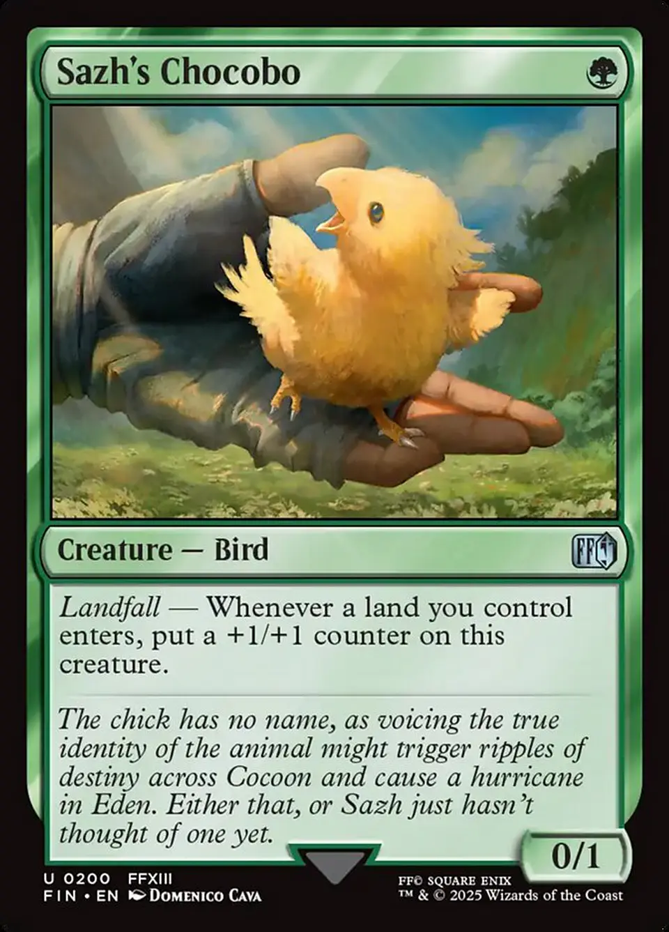 Sazh's Chocobo 1