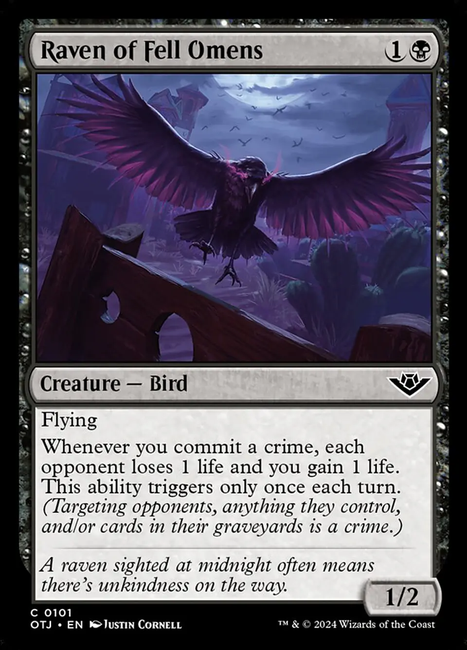 Raven of Fell Omens 1