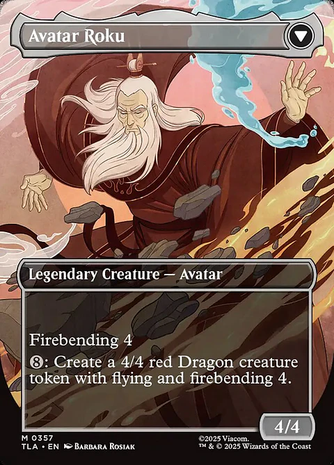 The Legend of Roku // Avatar Roku (Borderless)