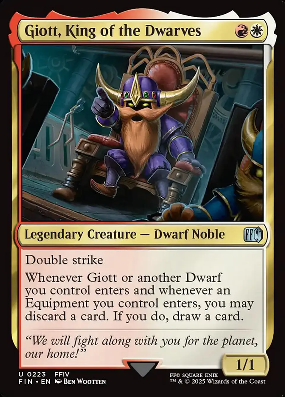 Giott, King of the Dwarves 1