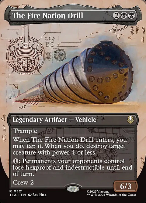 The Fire Nation Drill (Borderless)