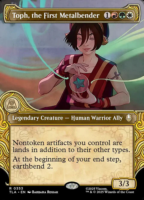 Toph, the First Metalbender (Borderless)