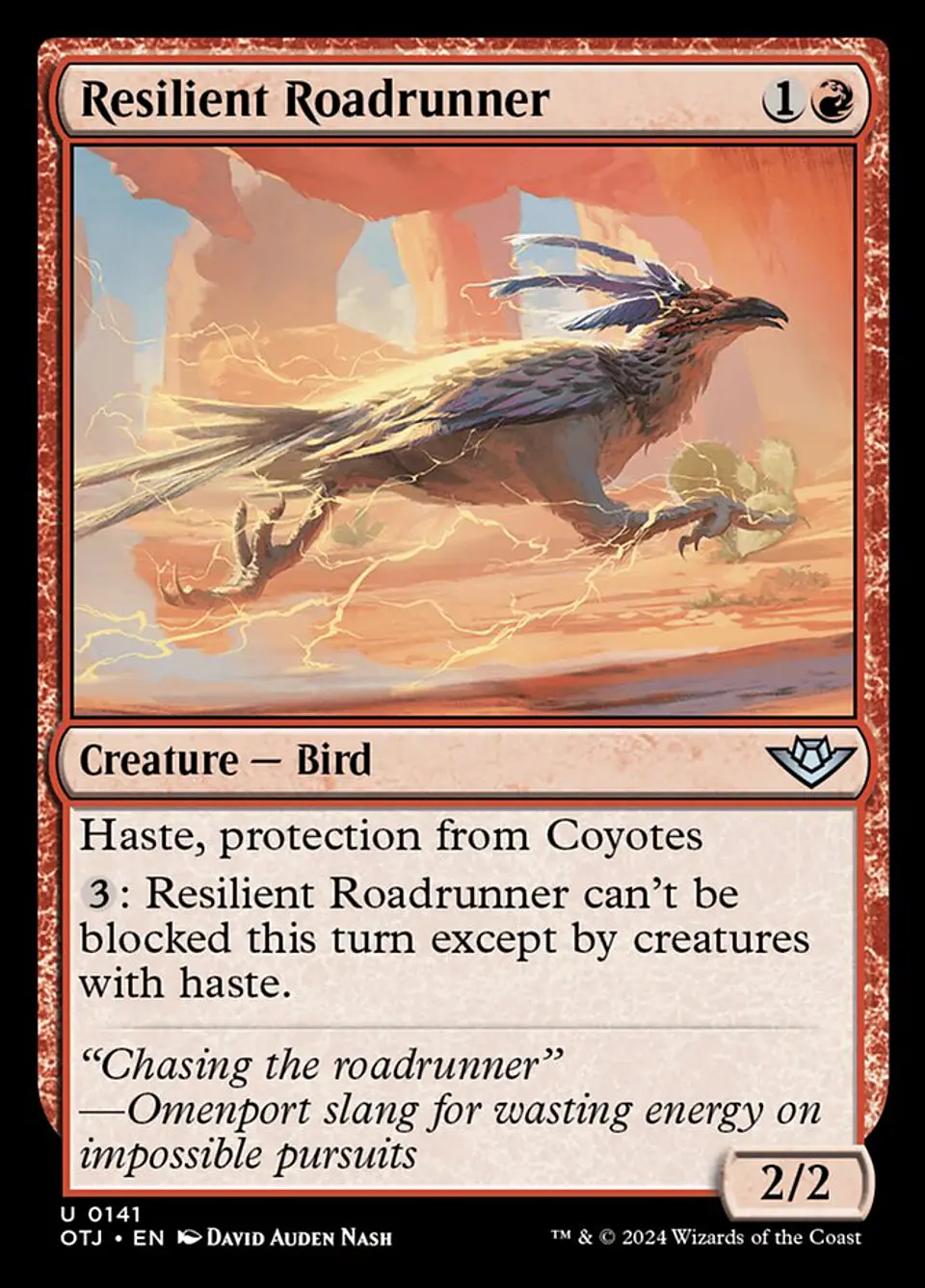 Resilient Roadrunner 1
