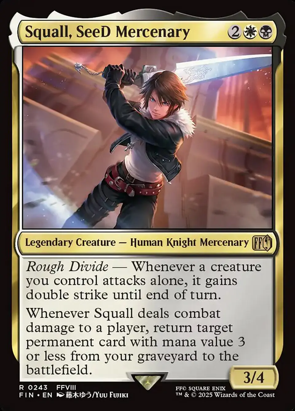 Squall, SeeD Mercenary 1