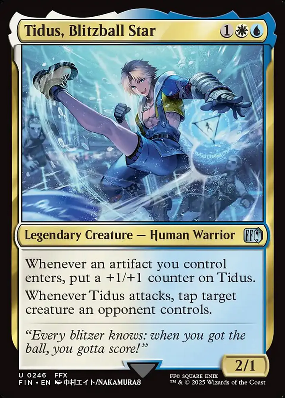 Tidus, Blitzball Star 1