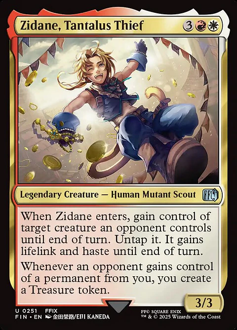 Zidane, Tantalus Thief