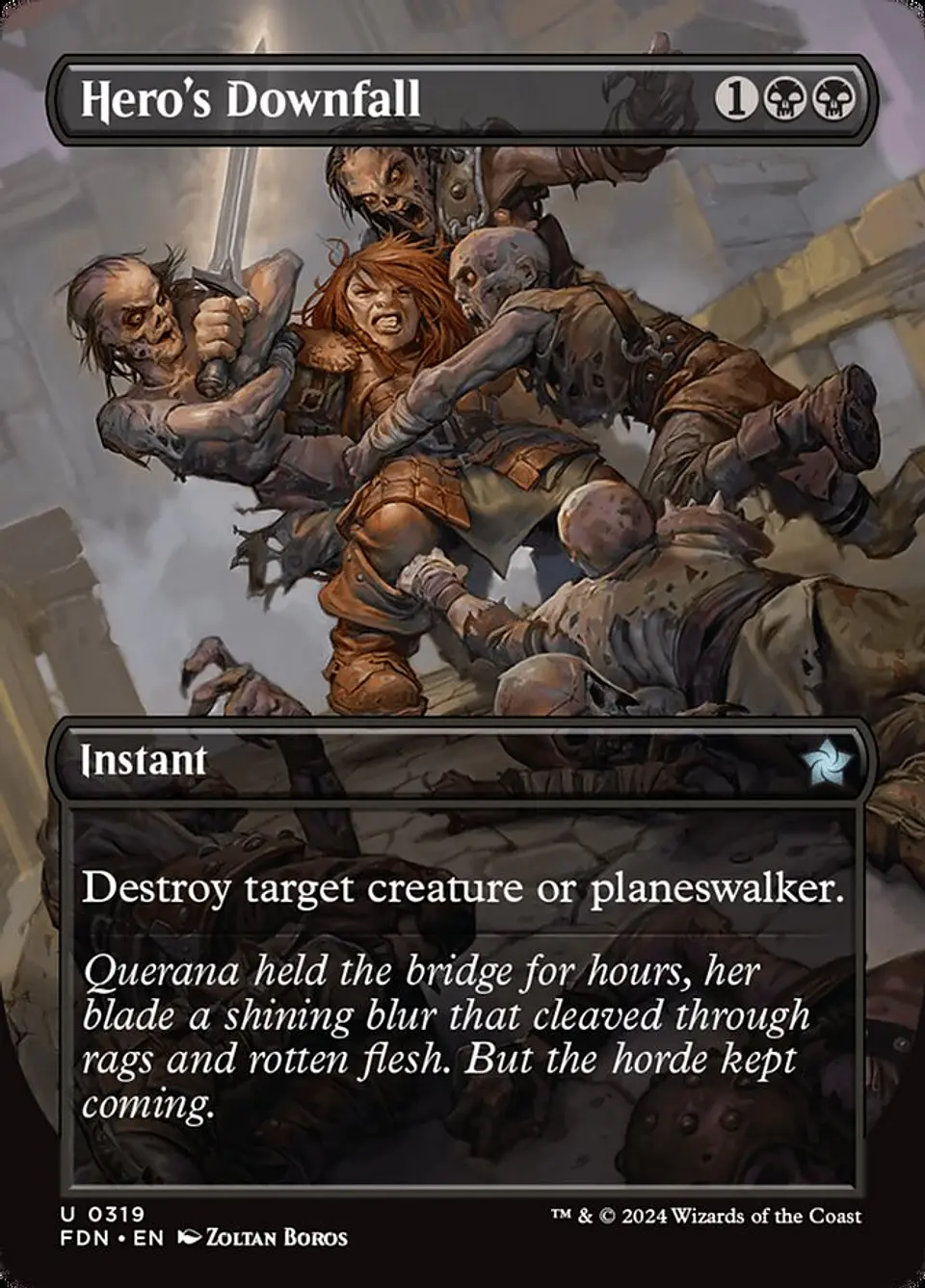 Hero's Downfall (Borderless) 1