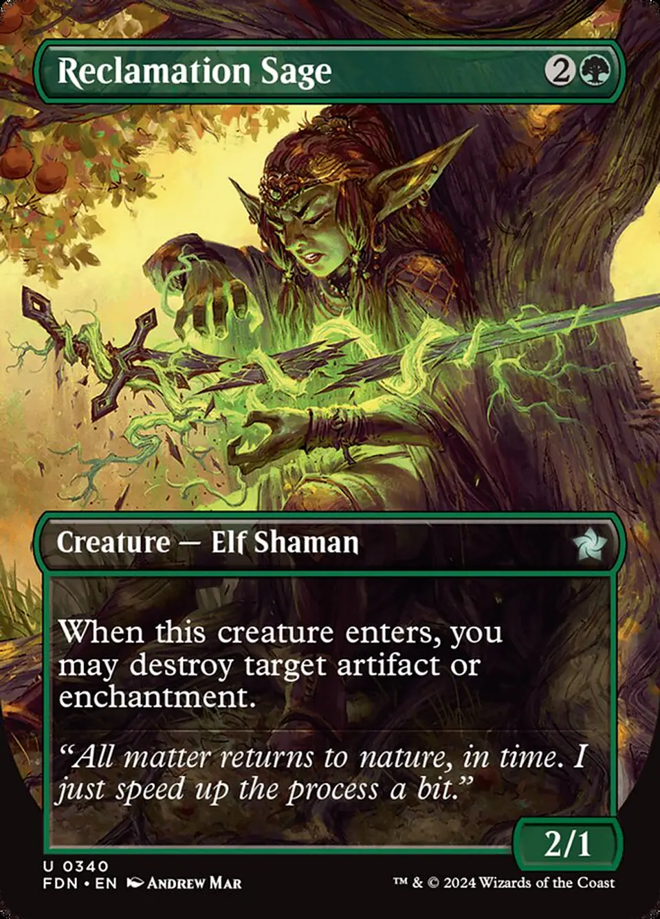 Reclamation Sage (Borderless) 1