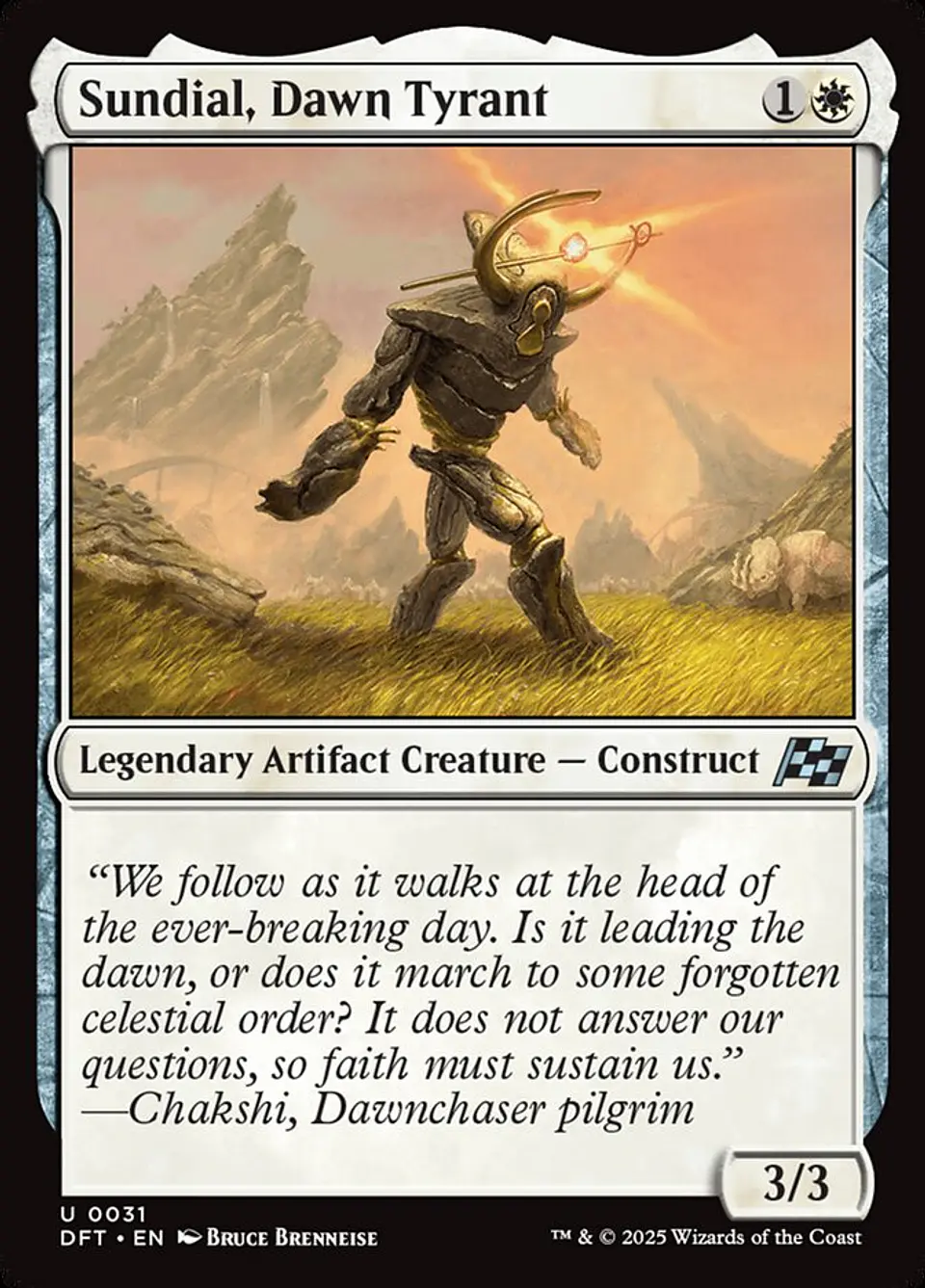 Sundial, Dawn Tyrant 1