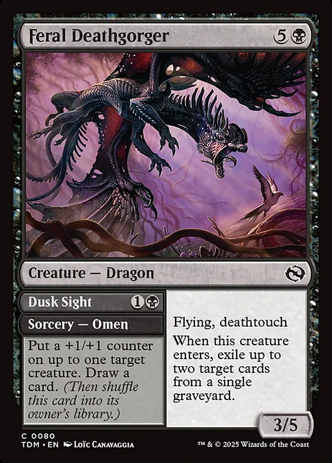 Feral Deathgorger // Dusk Sight