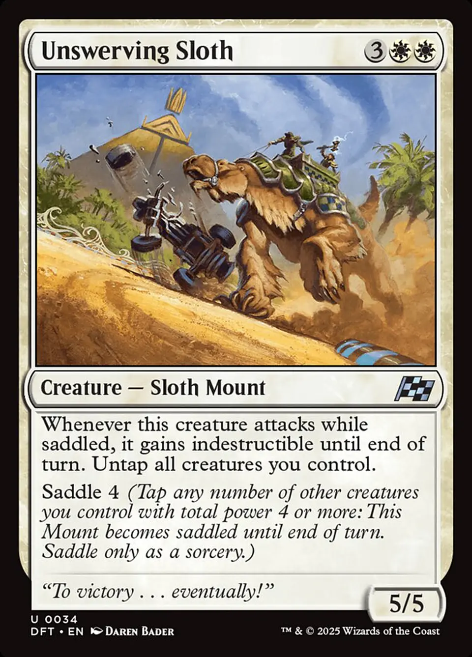Unswerving Sloth 1