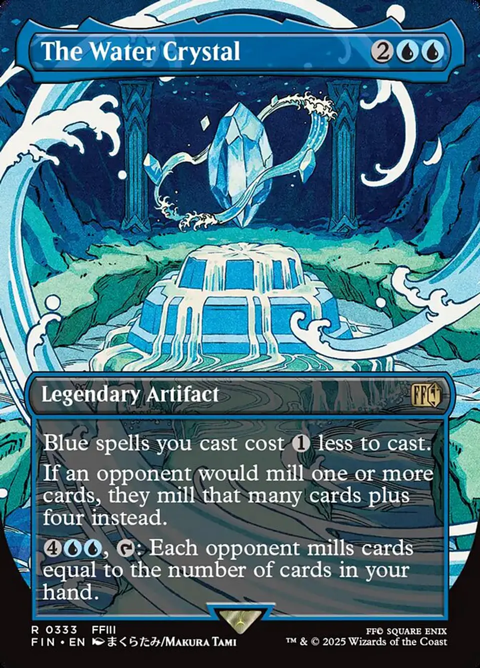 The Water Crystal (Borderless) 1