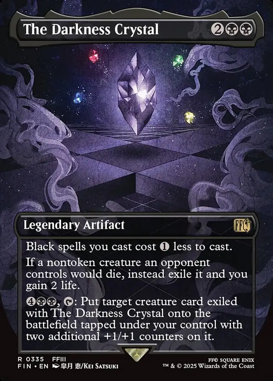 The Darkness Crystal (Borderless) 1
