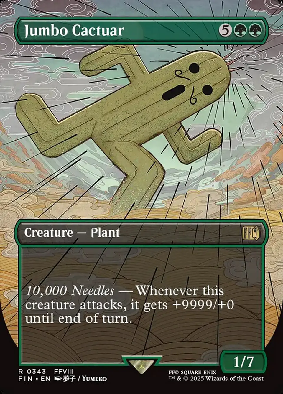 Jumbo Cactuar (Borderless) 1