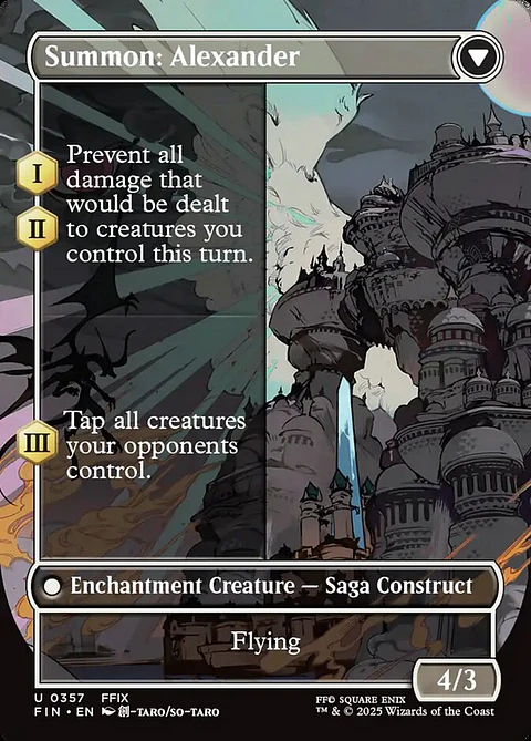 Crystal Fragments // Summon: Alexander (Borderless)