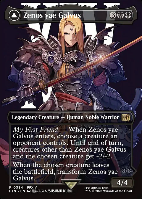 Zenos yae Galvus // Shinryu, Transcendent Rival (Borderless)