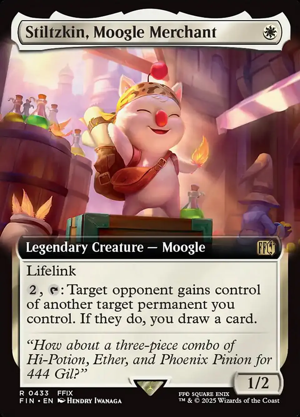 Stiltzkin, Moogle Merchant (Extended Art) 1