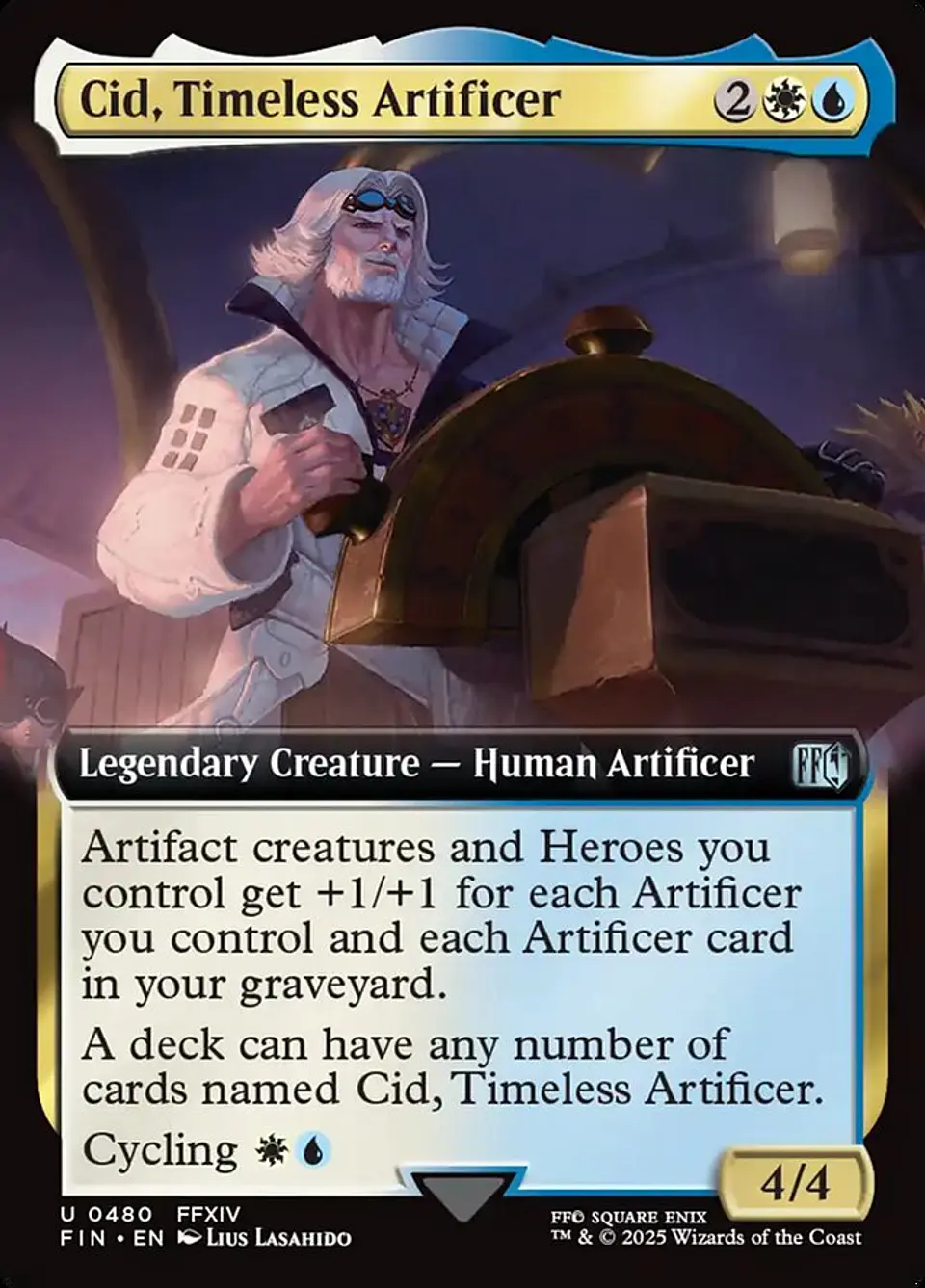 Cid, Timeless Artificer (Extended Art) 1