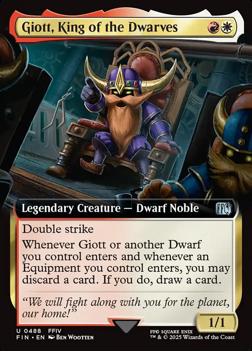 Giott, King of the Dwarves (Extended Art) 1