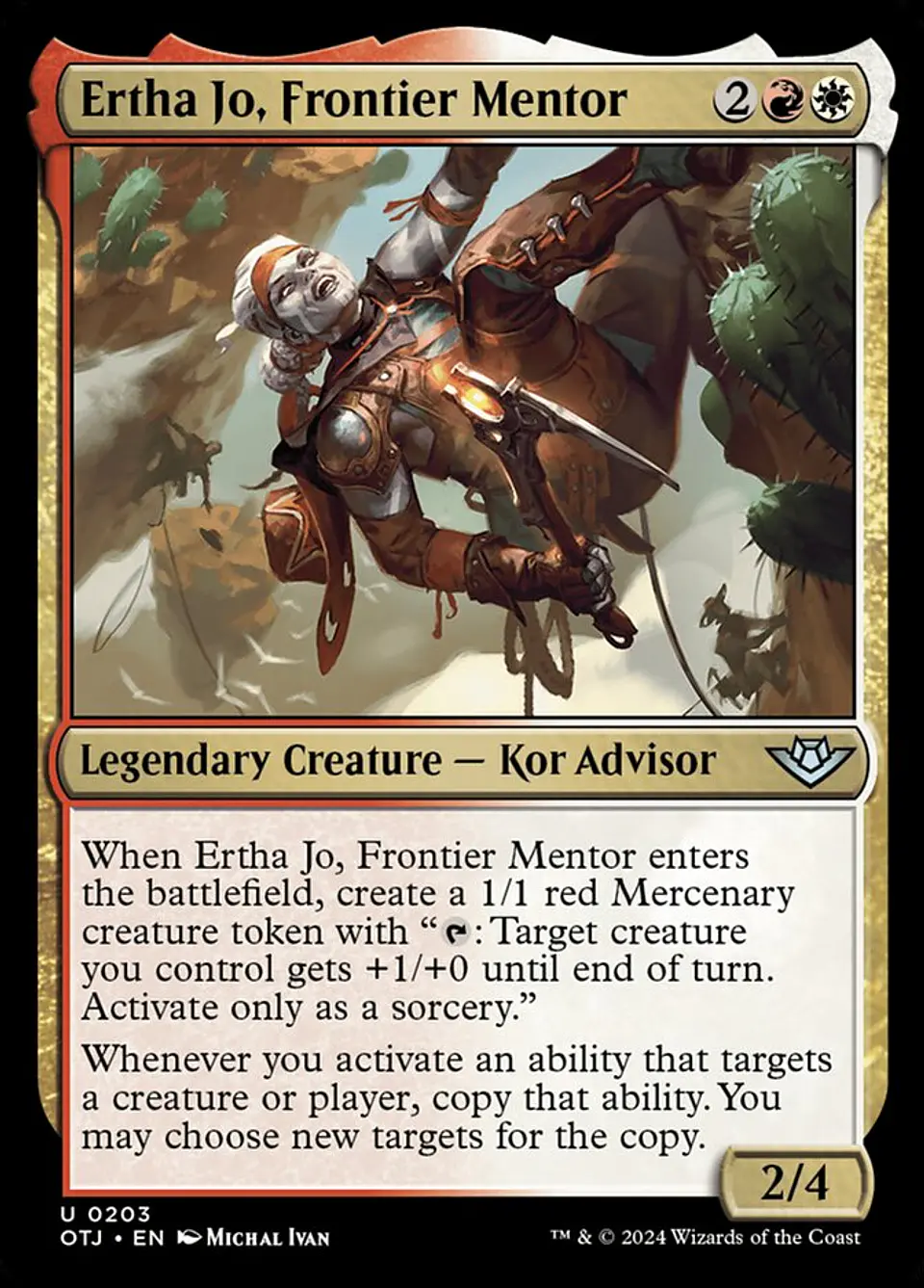 Ertha Jo, Frontier Mentor 1
