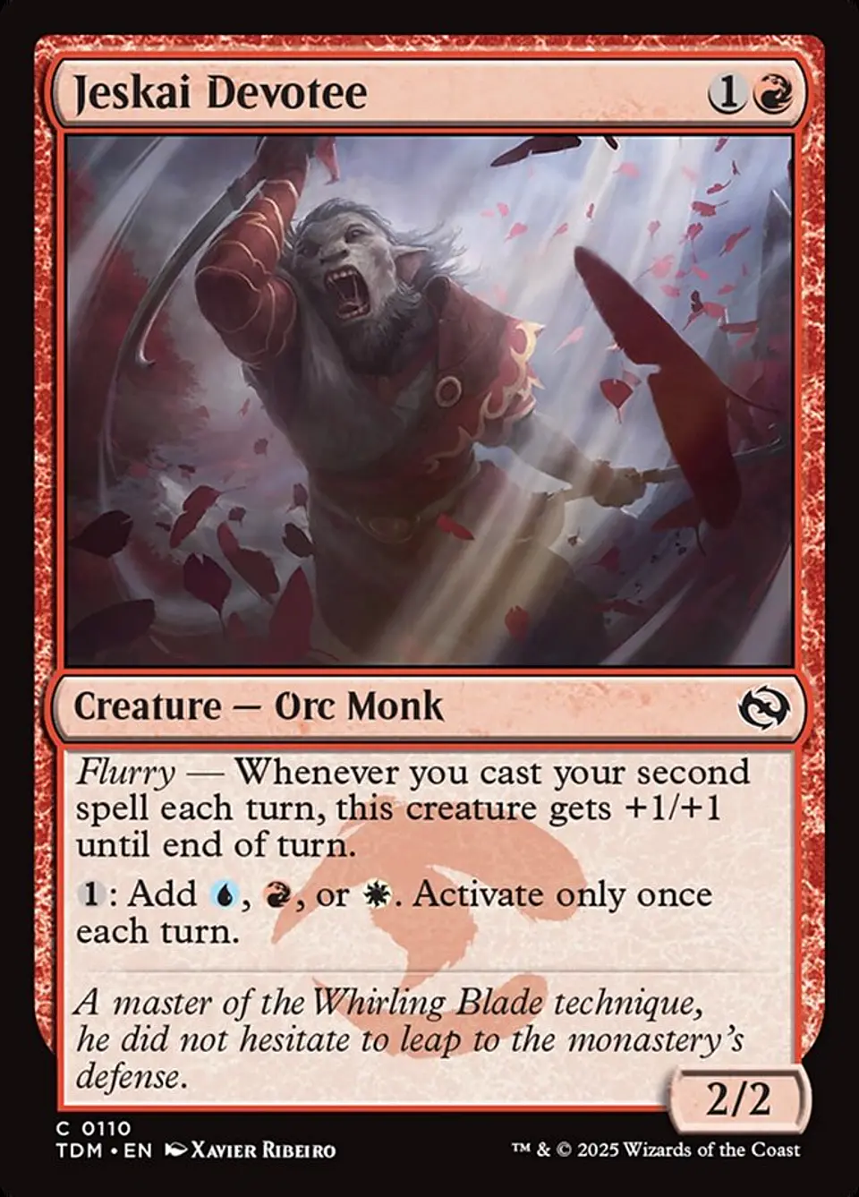 Jeskai Devotee 1