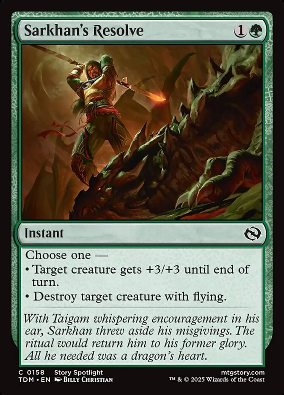 Sarkhan's Resolve 1