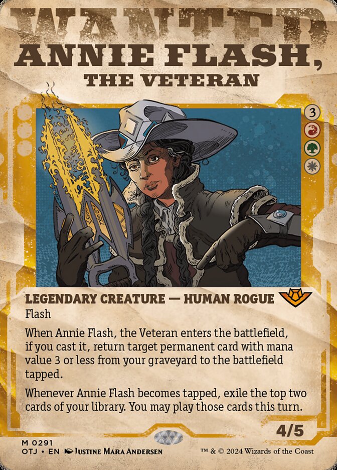 Annie Flash, the Veteran (Borderless)