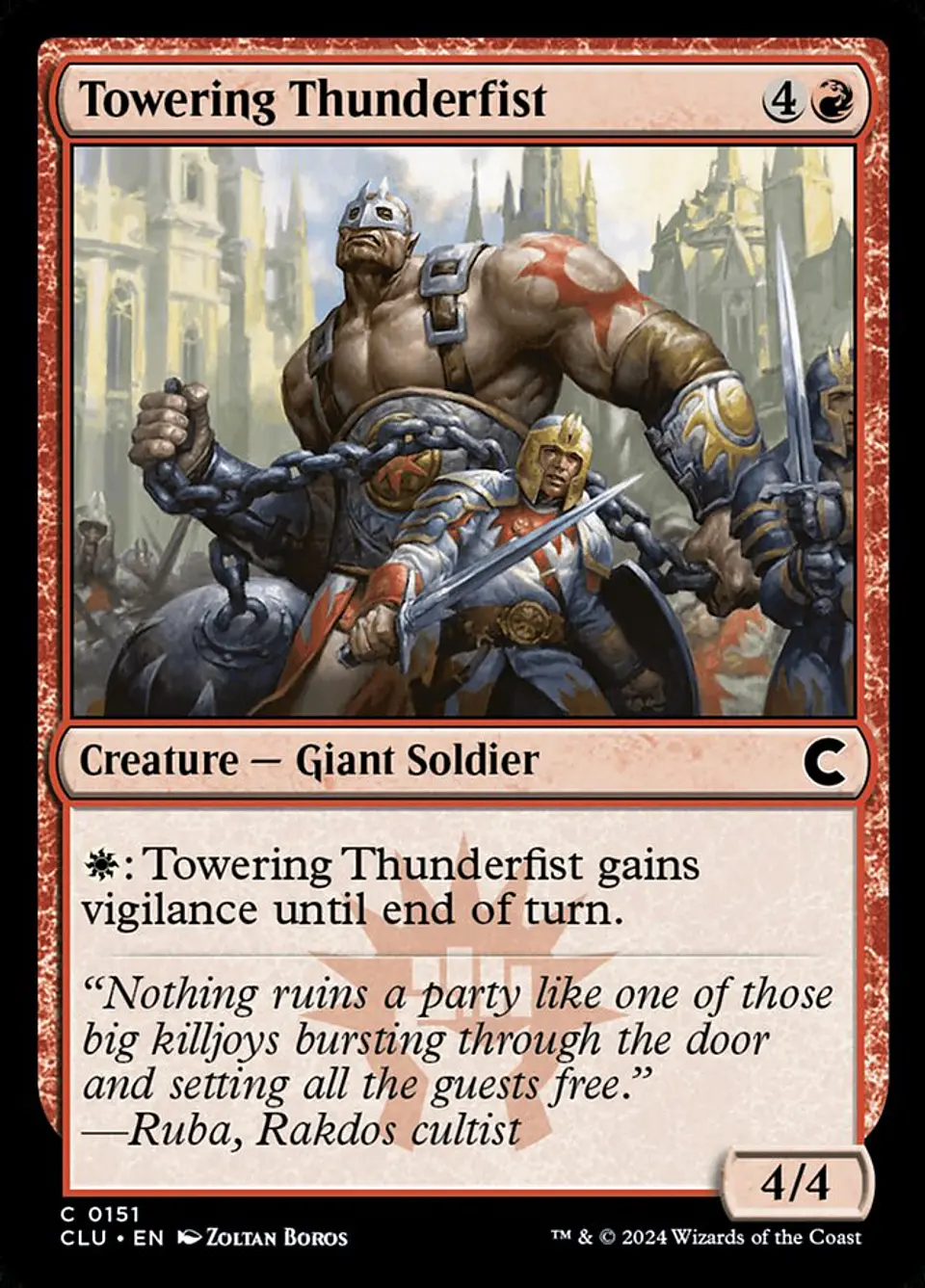 Towering Thunderfist 1