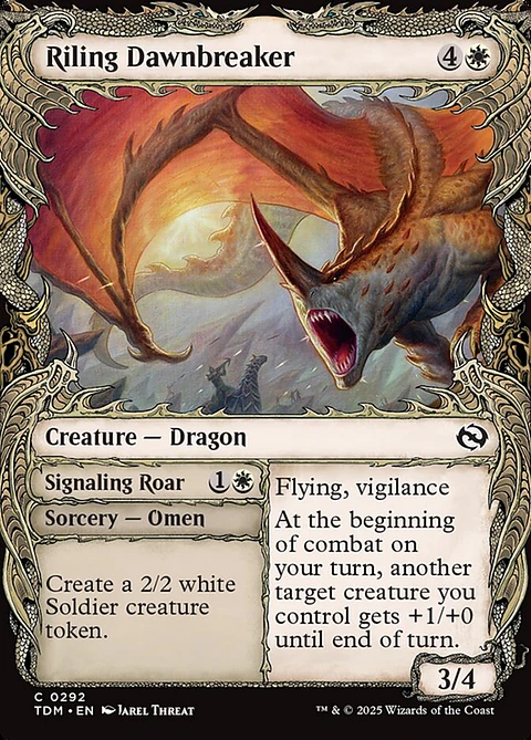 Riling Dawnbreaker // Signaling Roar (Showcase)