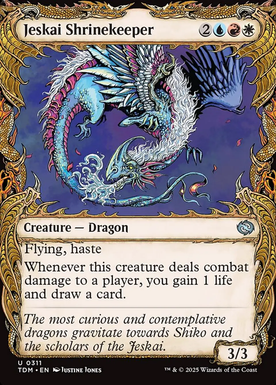 Jeskai Shrinekeeper (Showcase) 1