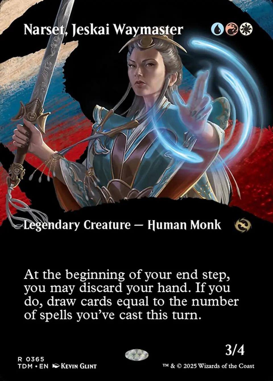 Narset, Jeskai Waymaster (Borderless) 1