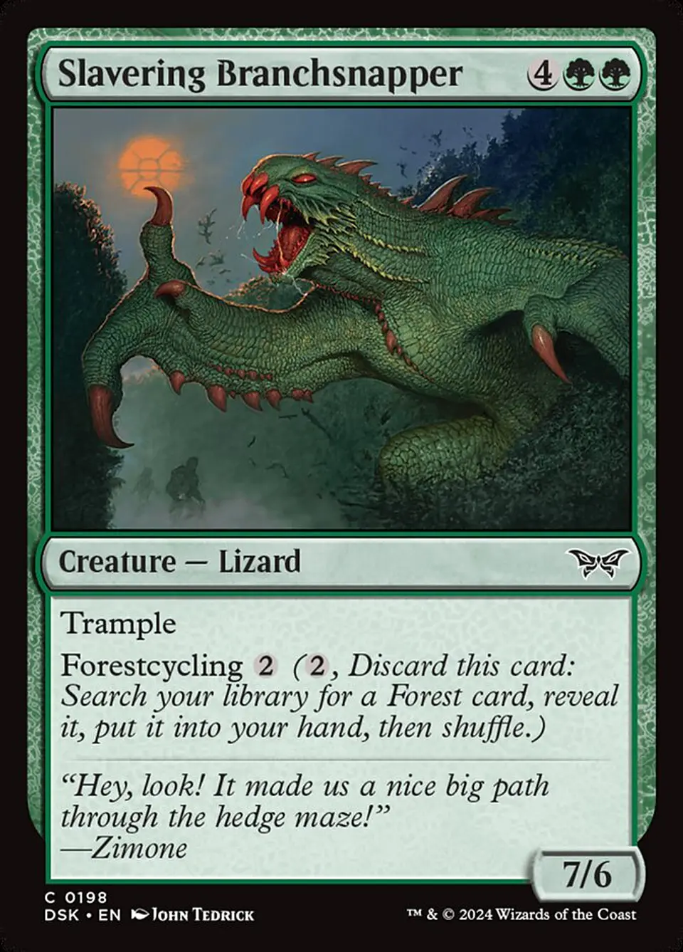 Slavering Branchsnapper 1