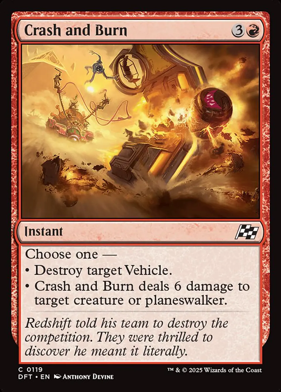 Crash and Burn 1