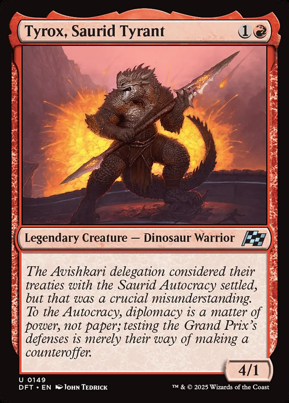 Tyrox, Saurid Tyrant 1