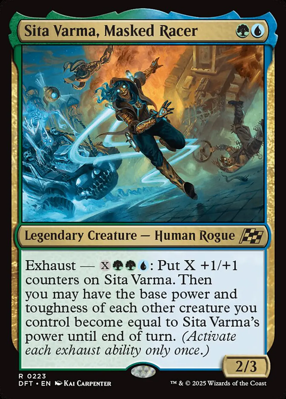 Sita Varma, Masked Racer 1