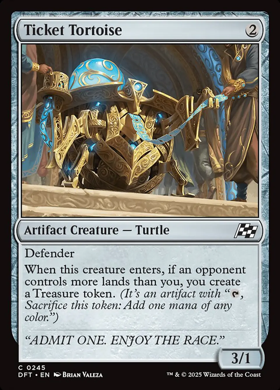 Ticket Tortoise 1