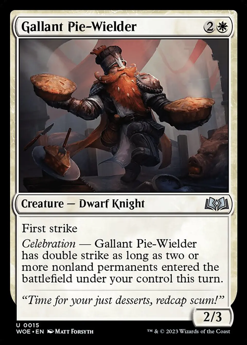 Gallant Pie-Wielder 1